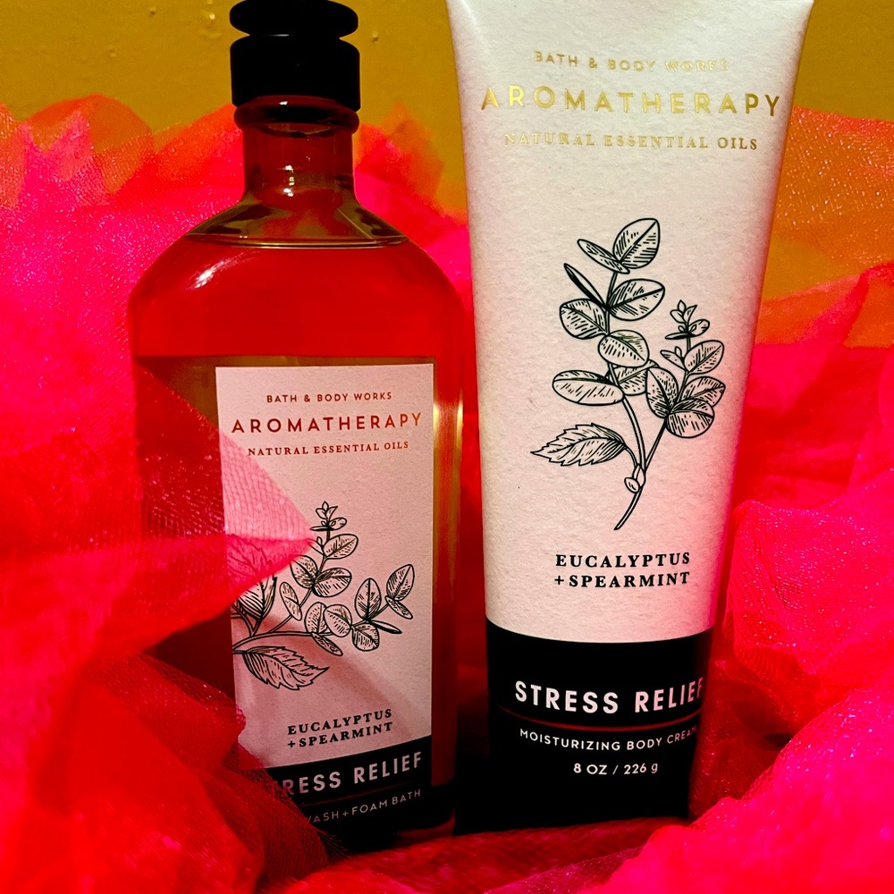 AROMATHERAPY BATH & BODY WORKS  “STRESS RELIEF”